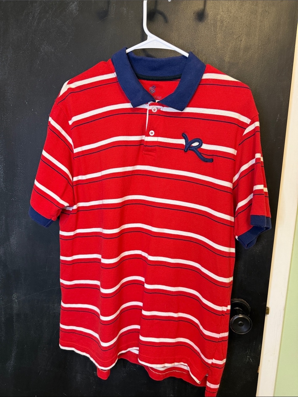 VTG Rocawear striped polo. Men’s XL. Striped Y2K hip hop style. 2000’s